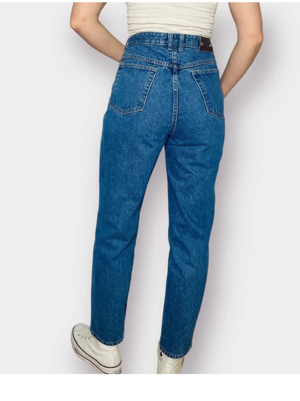 Gloria Vanderbilt High-Rise straight leg Blue Denim Jeans - Picture 2 of 14